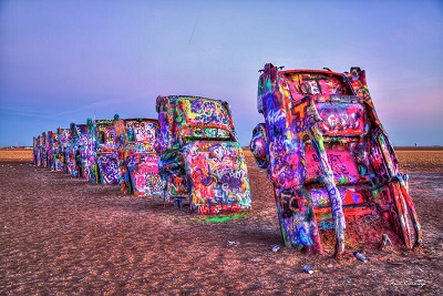 Cadillac Ranch in route 66