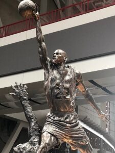 Michael Jordan statue in united center chicago