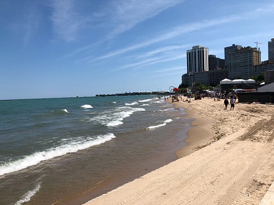 Oak Street Beach - Love Chicago USA