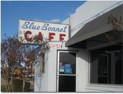 The Blue Bonnet Café in route 66