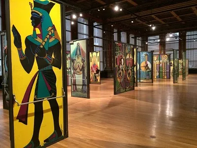 Chicago Cultural Center art exhibition - Love Chicago USA