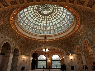 Chicago Cultural Center Glass Dome - Love Chicago USA