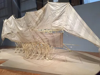 Chicago Cultural Center Strandbeest Exhibition - Love Chicago USA